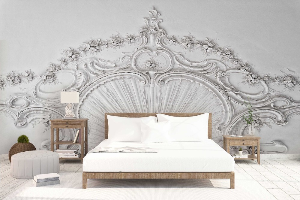 3D Plaster Decoration Relief Wall Murals Wallpaper Murals Wall Sticker