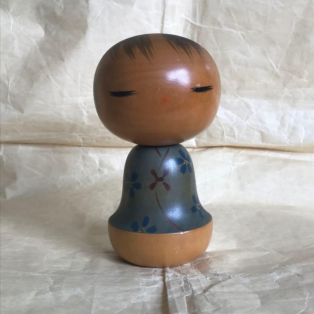 Ryozo Tsujita Kokeshi Doll Folk Art 12.5cm Traditional Japanese Interior Decor