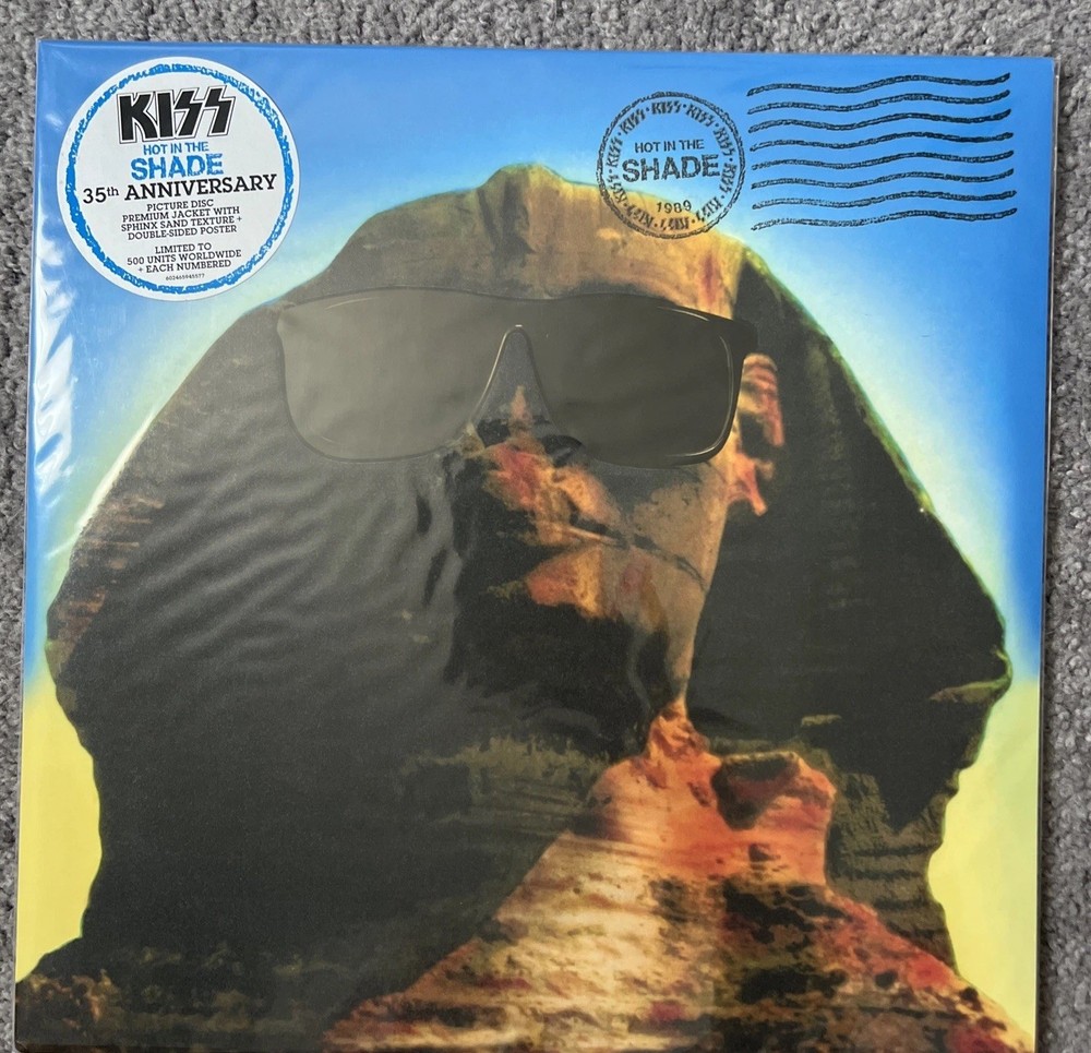 KISS 1989 Hot In The Shade 35th Anniversary Picture Disc 1/500 Made. NEW OOP.