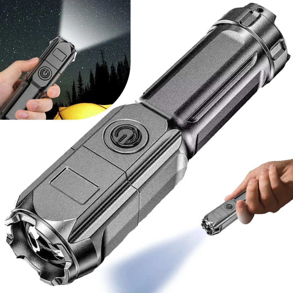 Multifunctional Rechargeable LED Strong Flashlight Dimming for Climbing Hunting