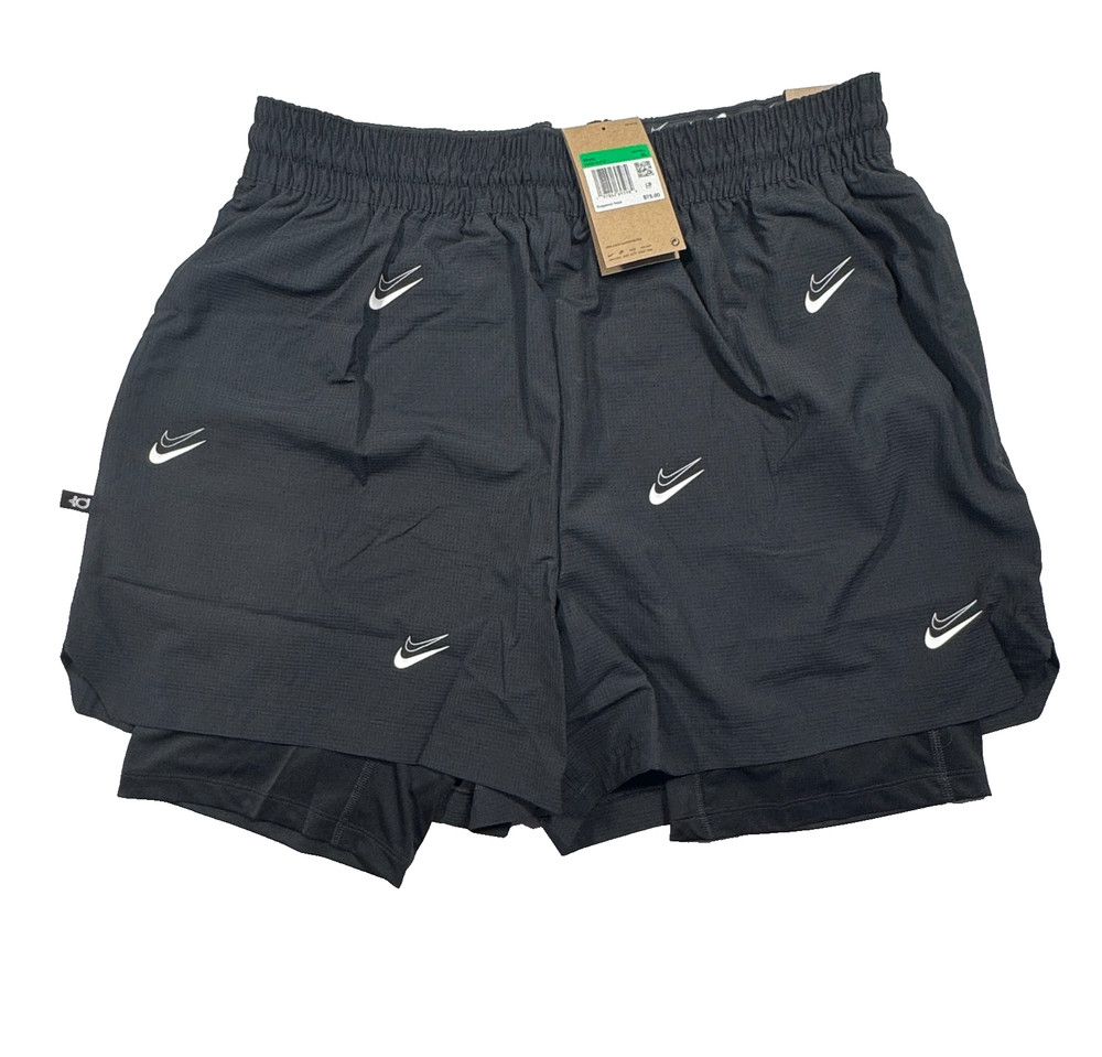 Nike Durant DNA Dri-FIT Basketball 2-in-1 Black Men's XL  Shorts HJ4215-010
