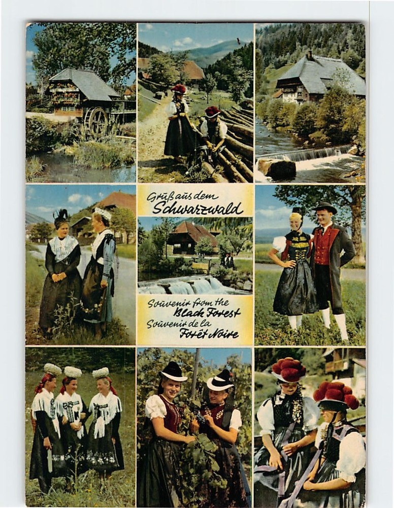 Postcard Scenes & Views Schwarzwald Germany
