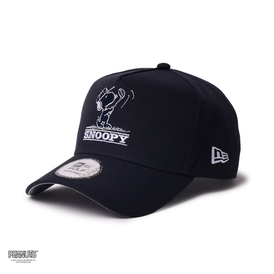 PEANUTS NEW ERA Cap 9FORTY A-Frame PEANUTS SWING SNOOPY Navy Golf One size fits
