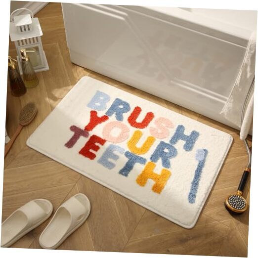 Bathroom Funny Rugs Cute Bath Rugs Non-Slip Modern 16