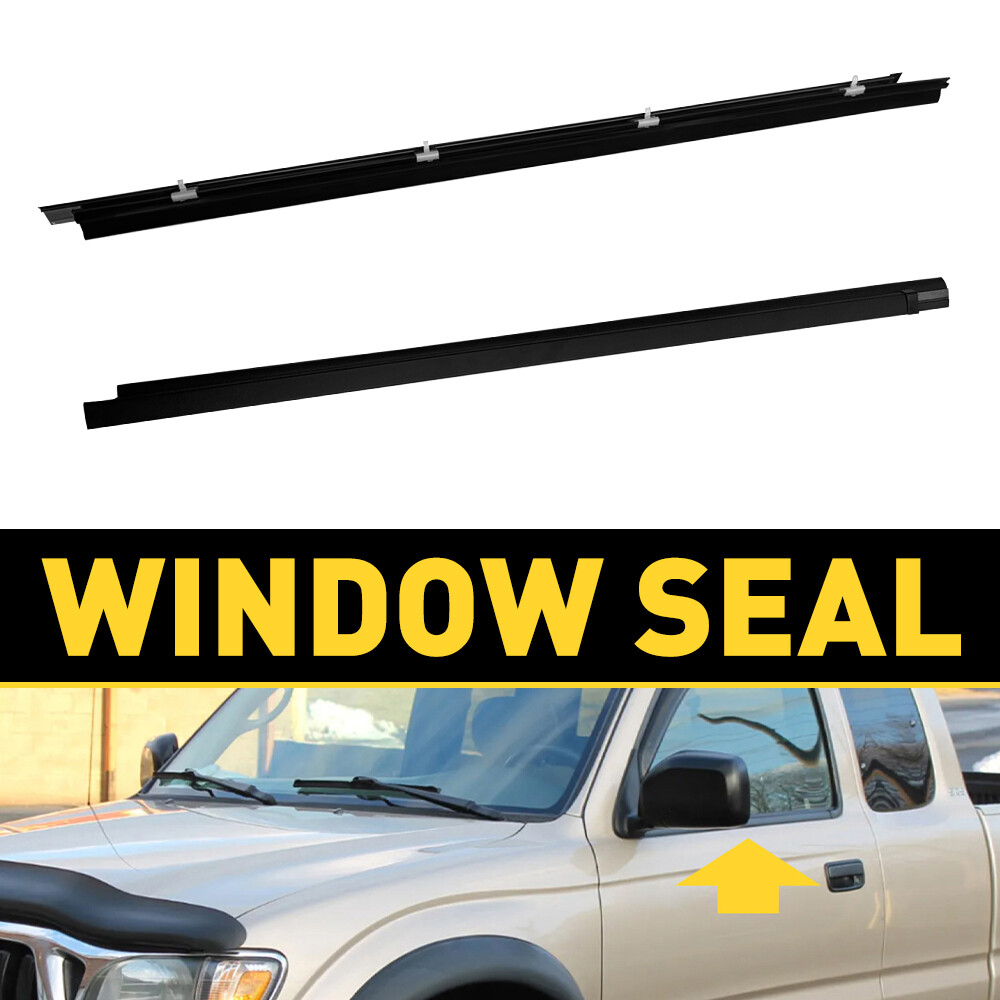 2pcs Door Window Belt Weatherstrip Kit For 1995-2004 Toyota Tacoma 68160-04020