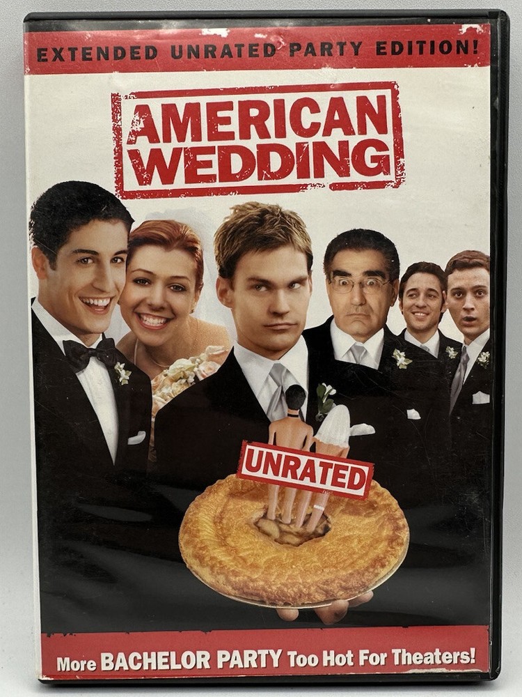 American Wedding DVD Full-Frame Extended Unrated Edition Jason Biggs 2003 Tested