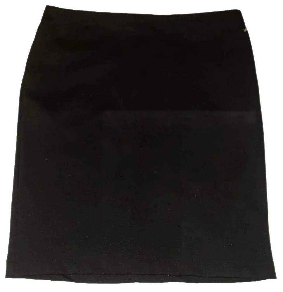Stretch Black Zip Up Pencil Skirt Women's Size 8 Merona