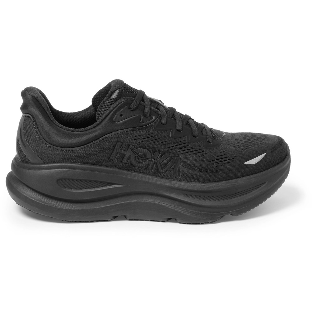 HOKA Bondi 9 Road-Running Shoes - Men's, Color: Black/Black, New.