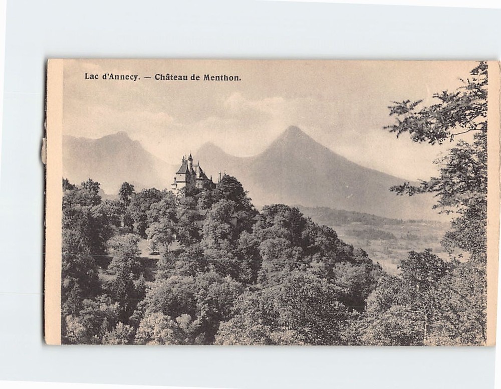 Postcard Château de Menthon, Lac d'Annecy, Menthon, France
