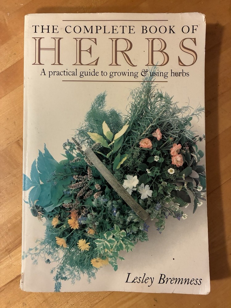 The Complete Book of Herbs by Lesley Bremness 1994 Viking Studio Books Paperback