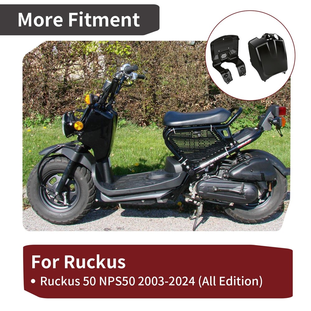 Front Cover Plate & Inner Front Cover Set for Honda 2003-2024 Ruckus 50 NPS50