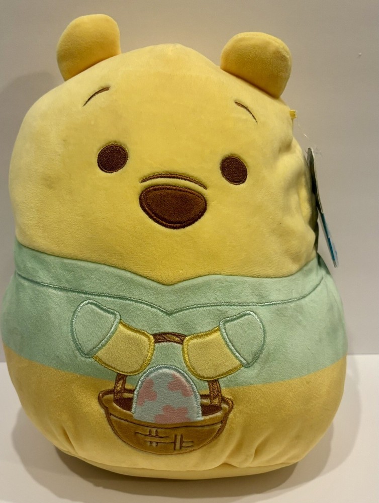 Squishmallows Winnie the Pooh 10” Disney Bear Easter Basket Egg Plush