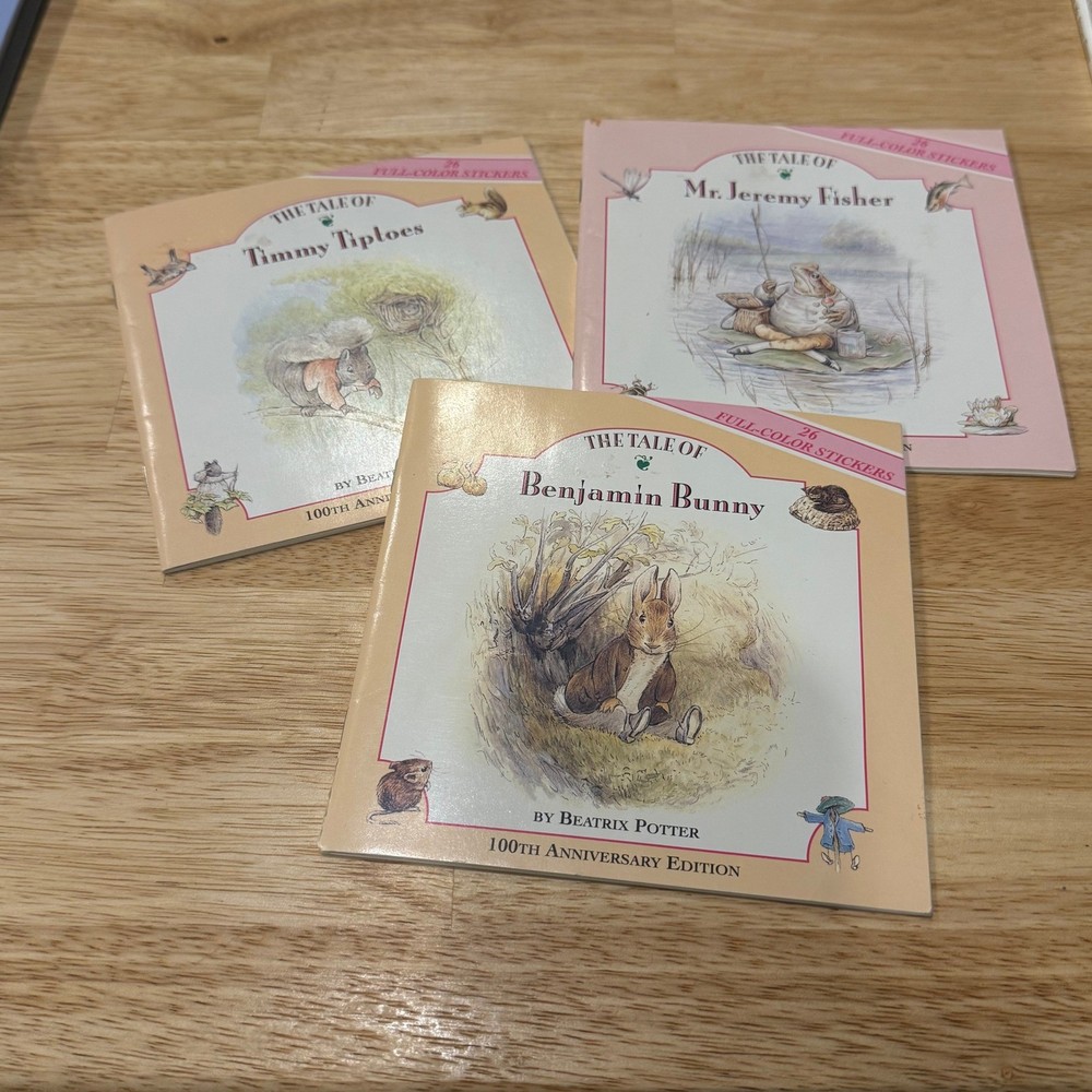 Beatrix Potter Paperback w/Sticker Storybook 100th Anniversary Edition