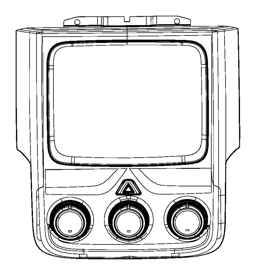 A/C Control Switch-ST, VIN: J Mopar 68236775AB INTERCHANGES WITH 68268189AA OEM