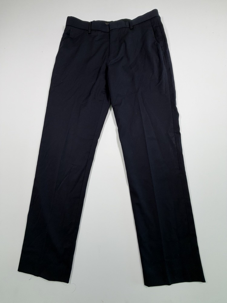 J Crew Ludlow Pants Men's 31x30 Wool Blend Slim Four Season Wool Navy Blue