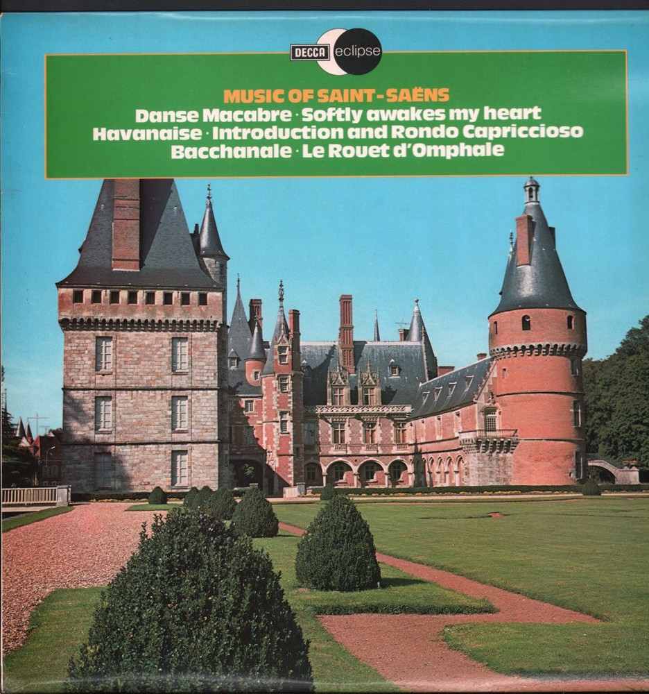 ECS808 Various Artists Music of Saint-Saens LP vinyl UK Decca Eclipse 1977