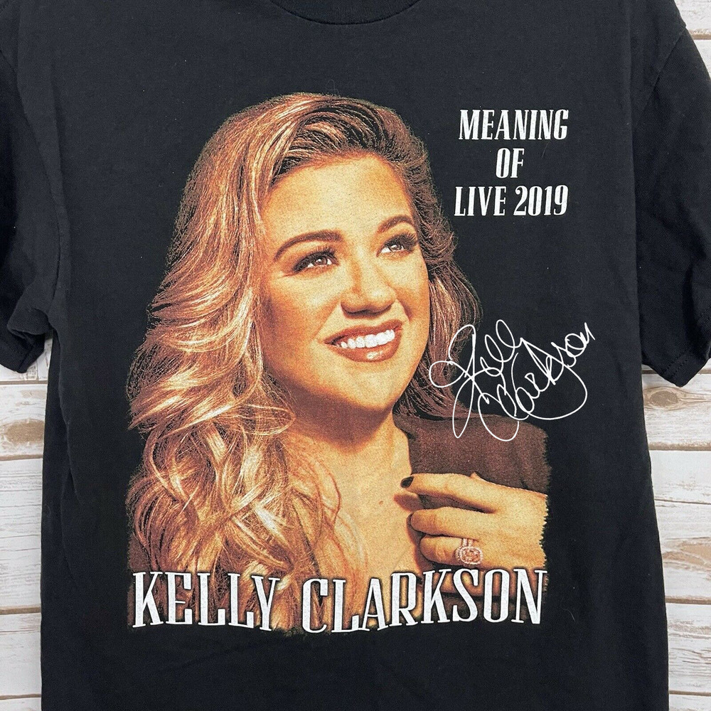 Kelly Clarkson Tour Meaning Of Live 2019 Black Size S to 5Xl Shirt KH674