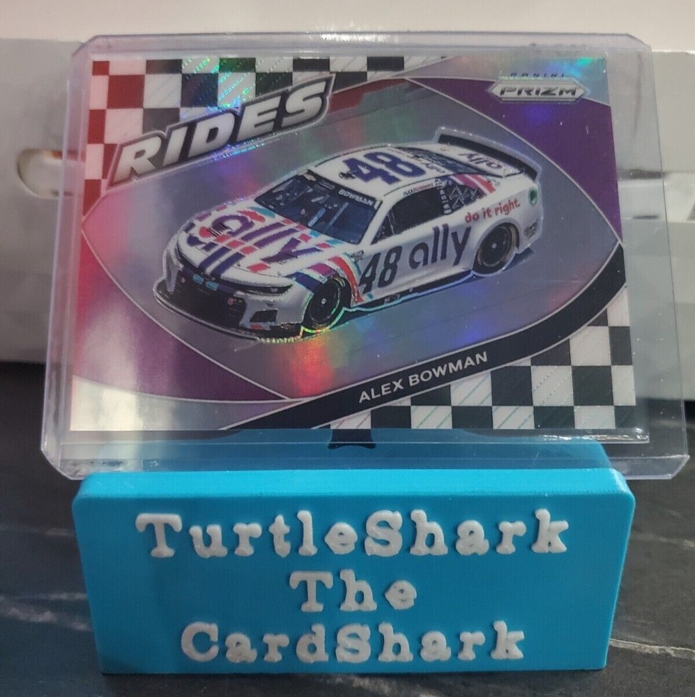 Alex Bowman 2022 Panini Prizm Racing Rides Checkered Flag Parallel 46/50