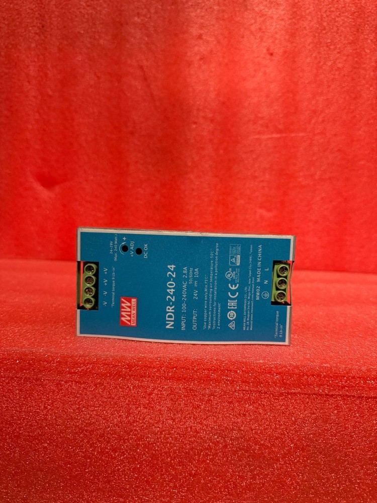 Mean Well NDR-240-24 AC-DC Single Output Industrial DIN Rail Power Supply