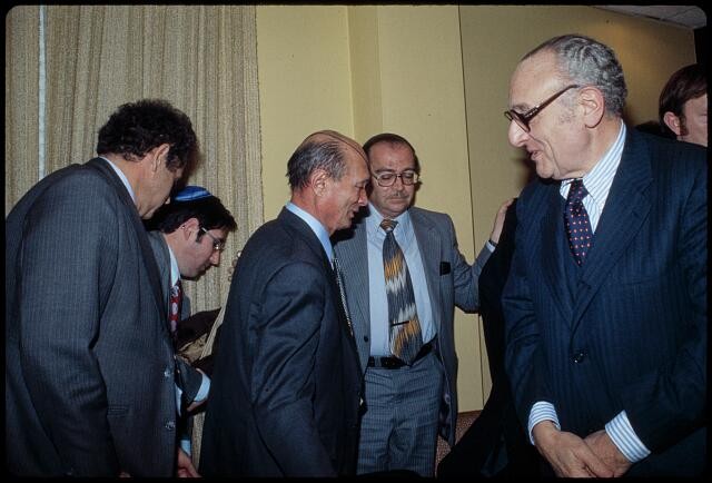 Photo:Moshe Dayan, Israeli General, Press Conference, N.Y. 6
