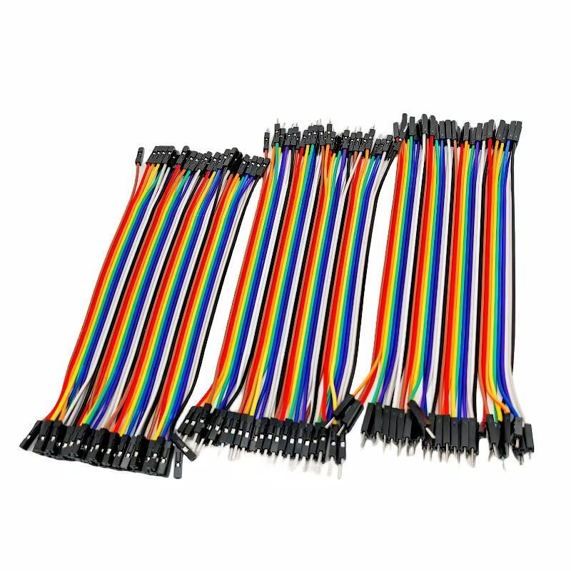 (1X/3X)40 PCS10/15/20CM MM, MF, FF Dupont Wire Jumper Cable Arduino Breadboard