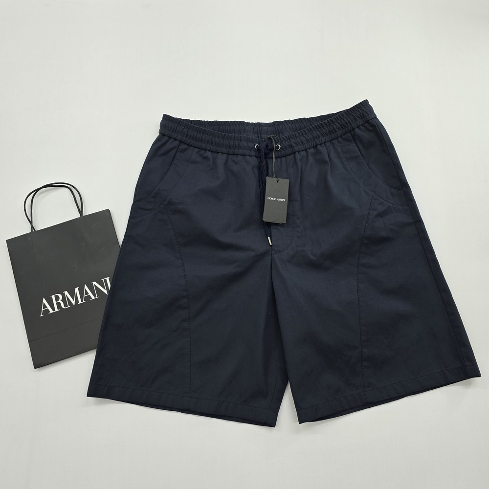 Giorgio Armani Men's Black Cotton Shorts 50R BNWT