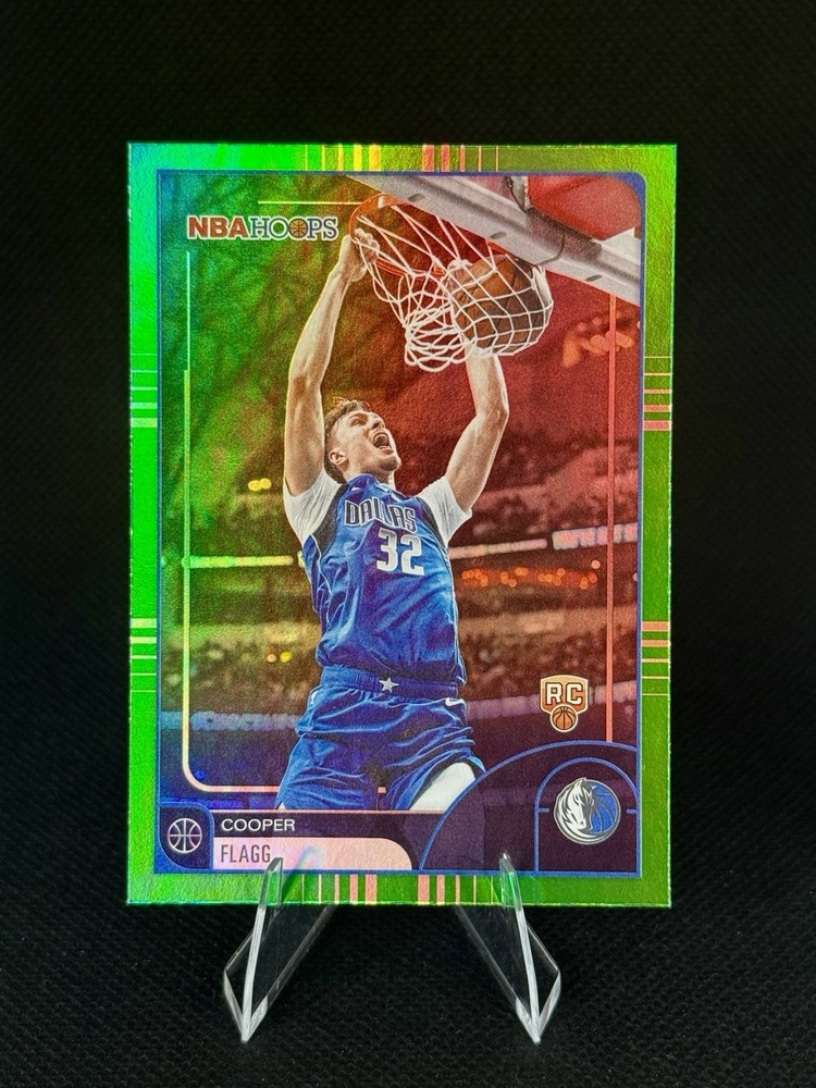 2025-26 Topps NBA Hoops Cooper Flagg #35 RC Rookie Green Hoops