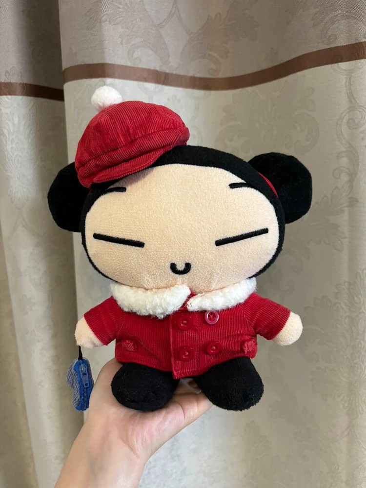 Pucca Plush Doll Stuffed Toy Rare Vintage Toy Collection Statue Cute Anime Doll