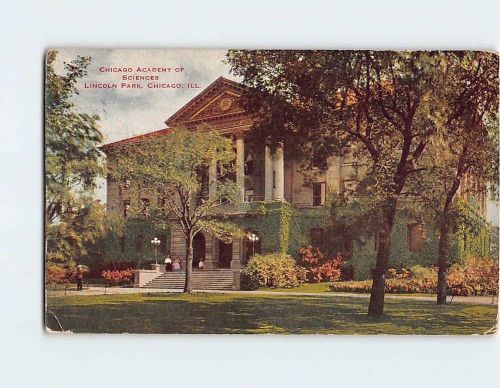 Postcard Chicago Academy of Sciences Lincoln Park Chicago Illinois USA-image