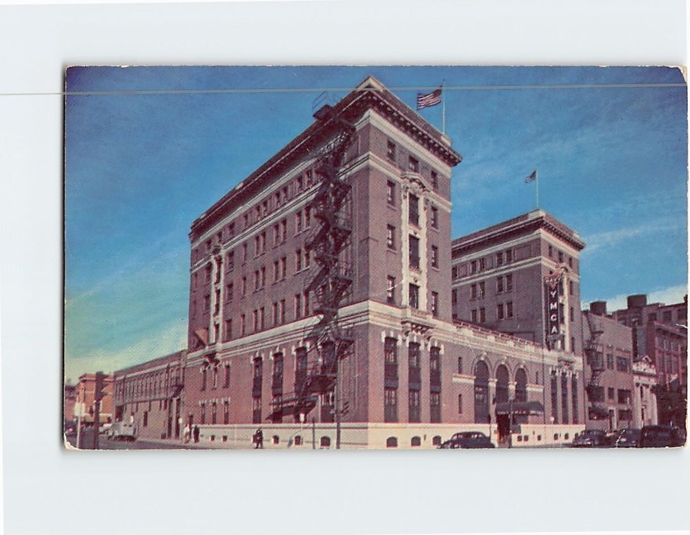Postcard Navy YMCA Building Norfolk Virginia USA