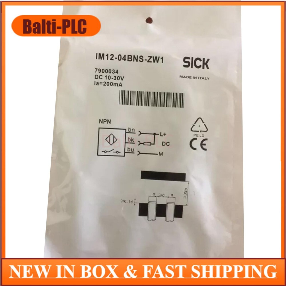 New SICK IM12-04BNS-ZW1 7900034 IM1204BNSZW1 Optic Electronic Sensor