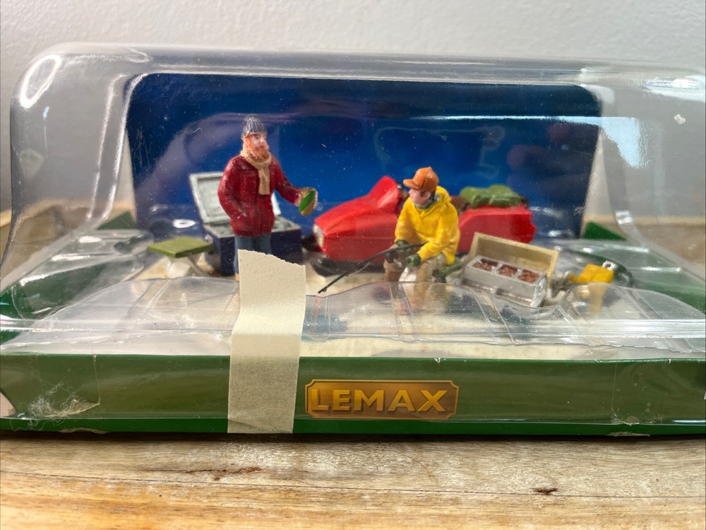 Lemax Winter Ice Fishing Christmas Village Decoration-image