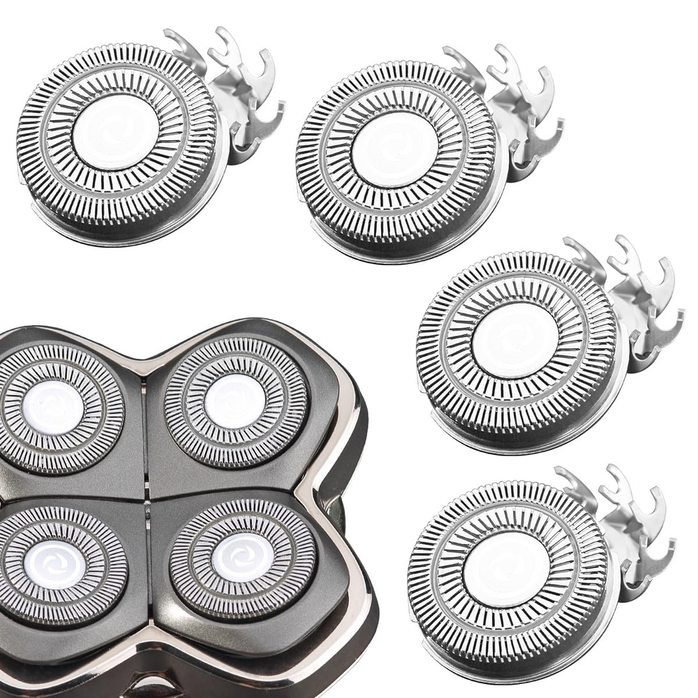 4 PCS Shaver Head Replacement Blades for Pitbull Carver PRO 4 Electric Razor Rep