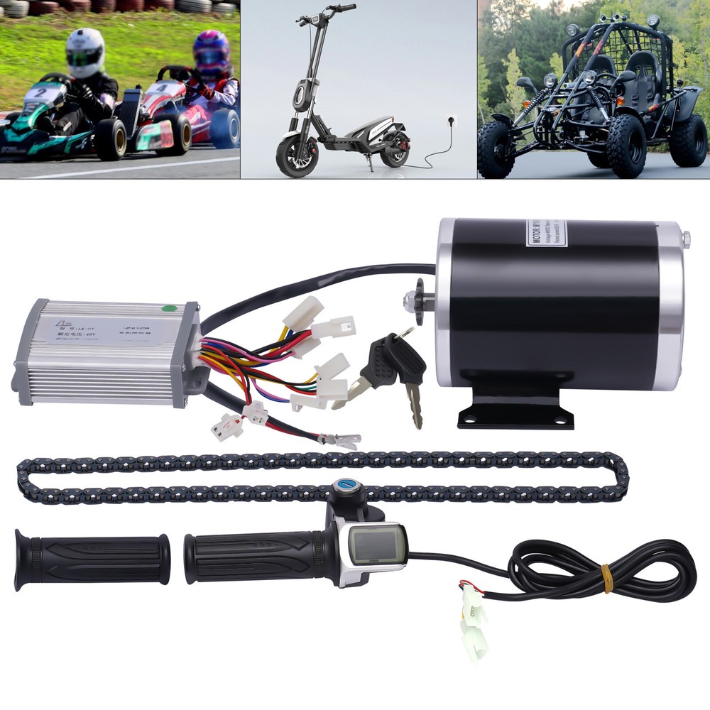 48V 1000W Brush Motor Controller Conversion Kit for Electric Bicycle ATV Ebike