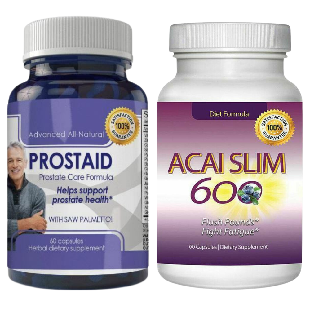 Saw Palmetto Prostate Health Supplements Acai Berry Slim Weight Loss Diet Pills-image