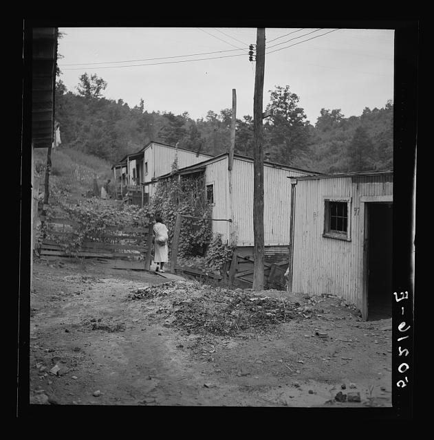 Photo:Scotts Run West Virginia 1938 Abandoned Mine Tipple Coal Camp Houses