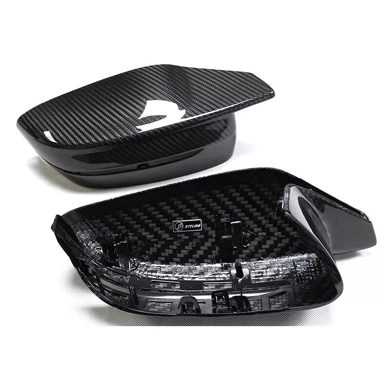 Dry Carbon Fiber Replacement Mirror Covers For BMW M2 M3 M4 G80 G81 G82 G83 G87