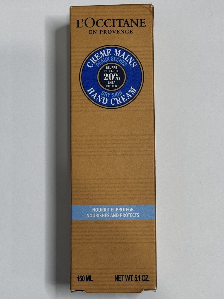 L'Occitane En Provence 20% Shea Butter Hand Cream 5.1oz Dry Skin loccitane BOXED