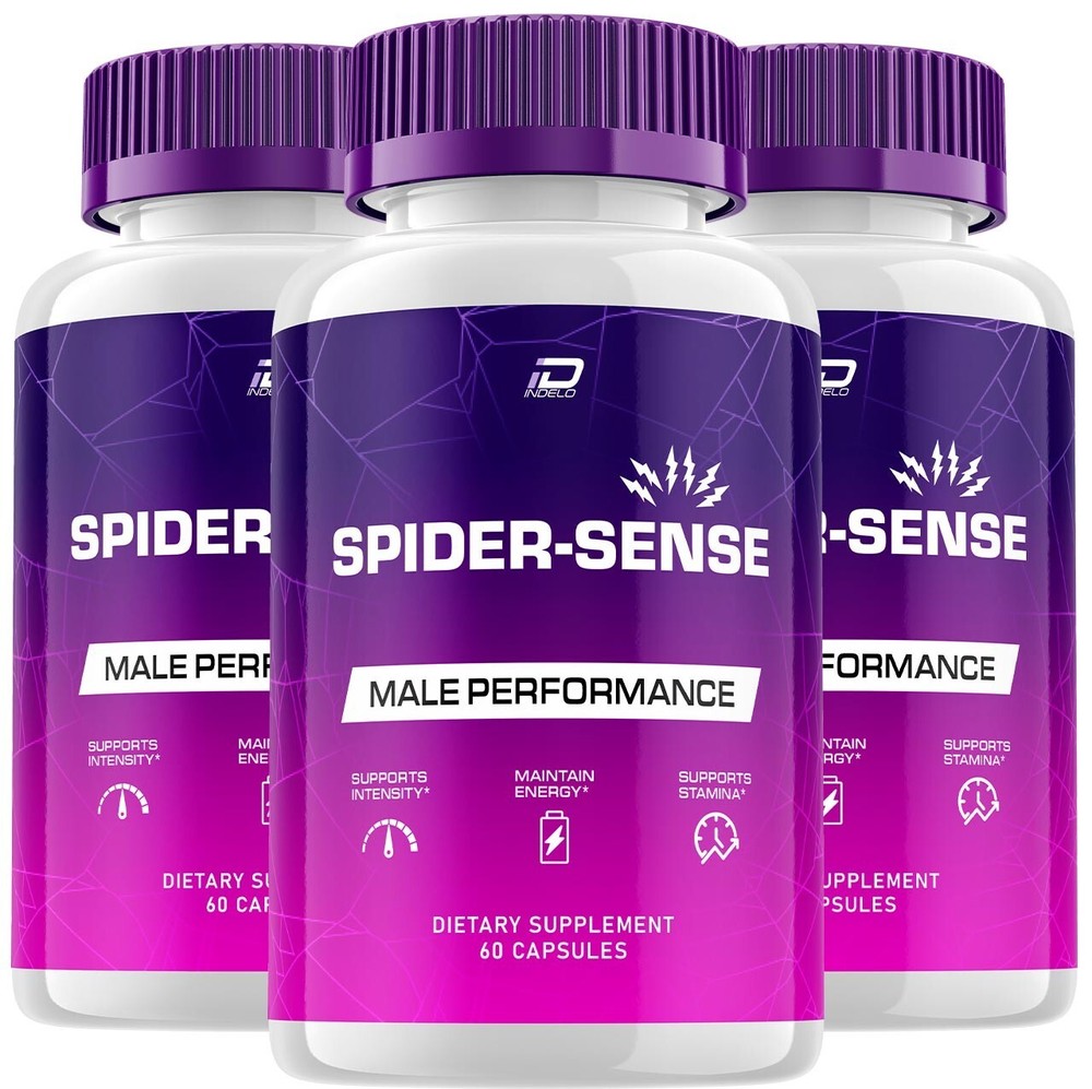 (3 Pack) Spider Sense for Men Capsules - SpiderSense Overall Health and Energy