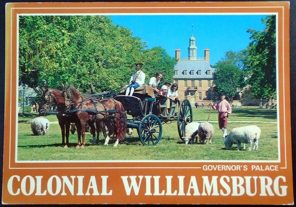 Colonial Williamsburg, Governor’s Palace, Sheep, Carriage, Virginia