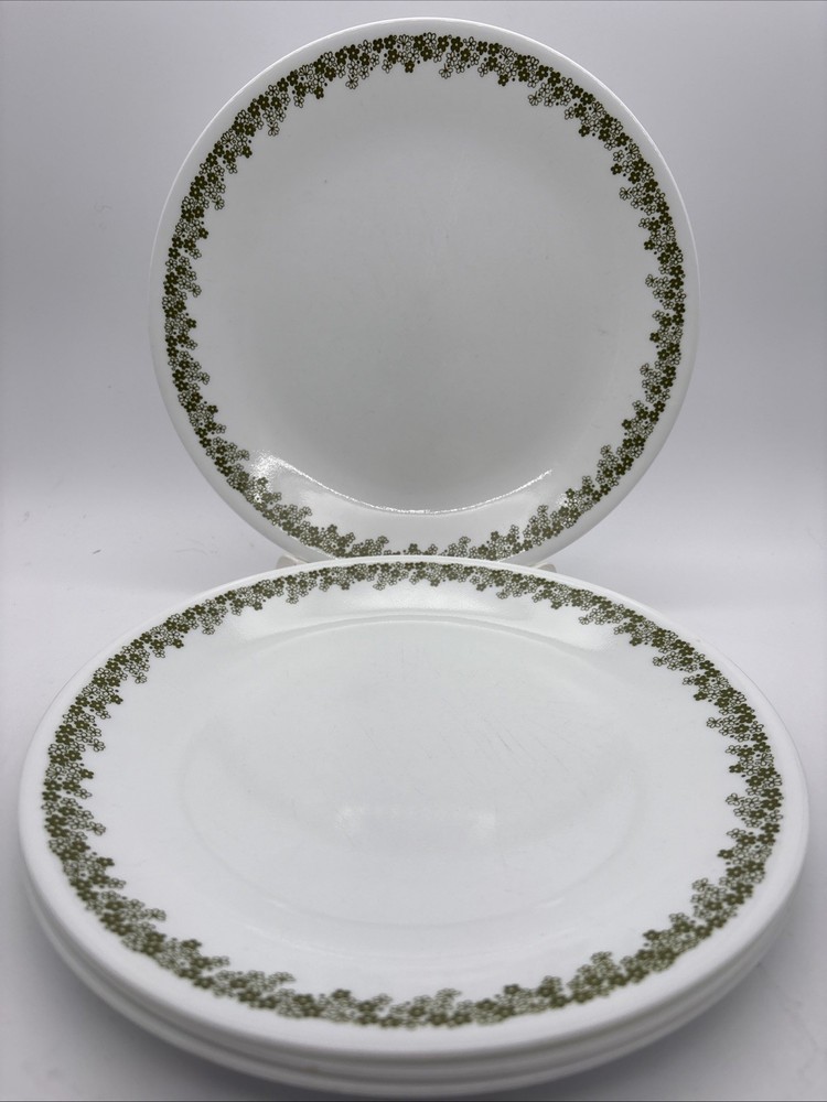 Vtg Set Of 4Corelle Spring Blossom Crazy Daisy 10 1/4