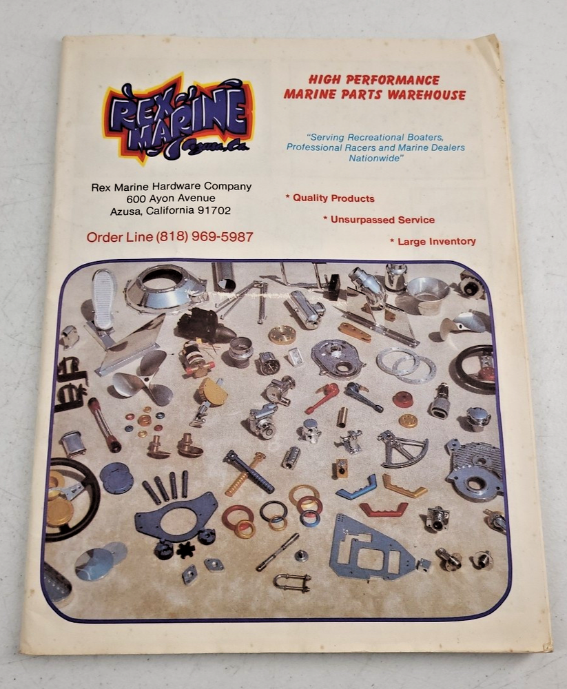 Vintage Rex Marine Hardware High Performance Parts Catalog