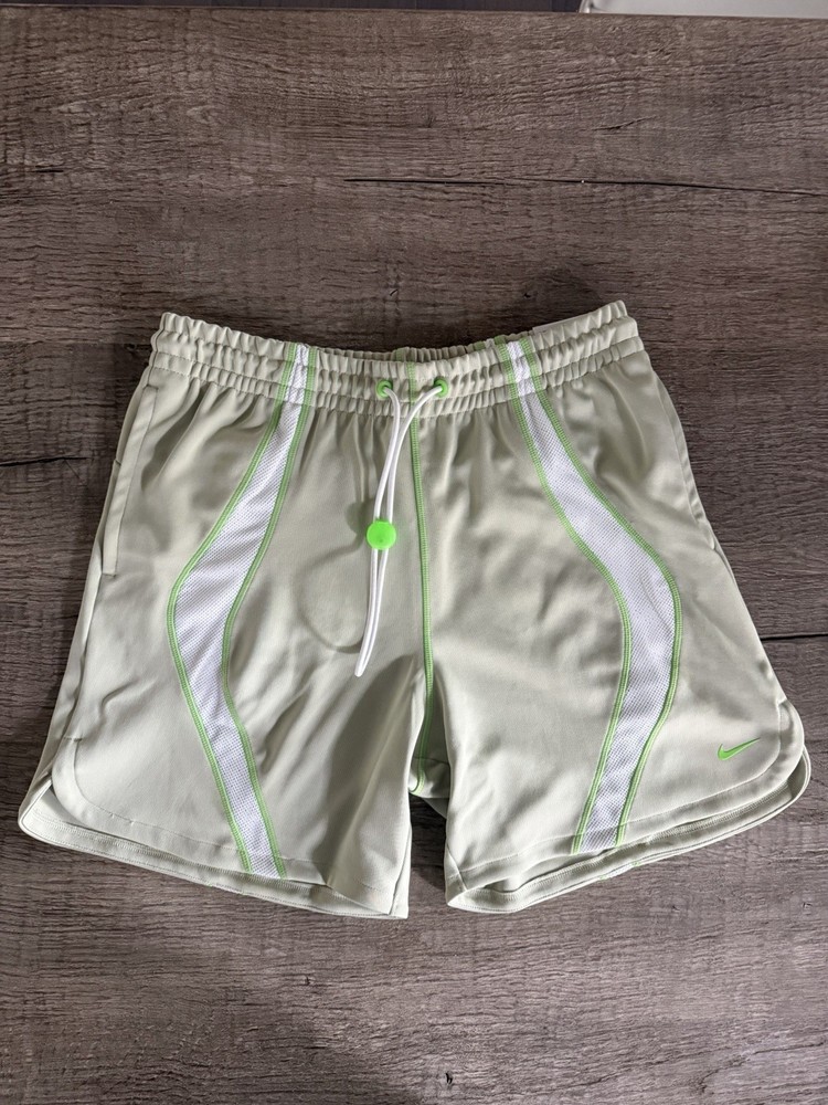Nike Air Project F.R.O.G Short Pant Olive Aura & Green Sz Medium HJ6944-371