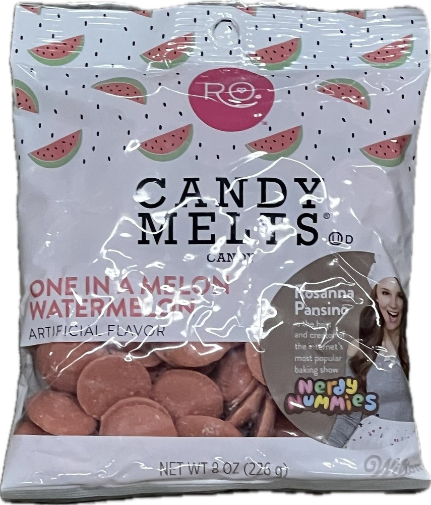 Rosanna Pansino Wilton Candy Melts Flavored 8oz One in a Melon Watermelon
