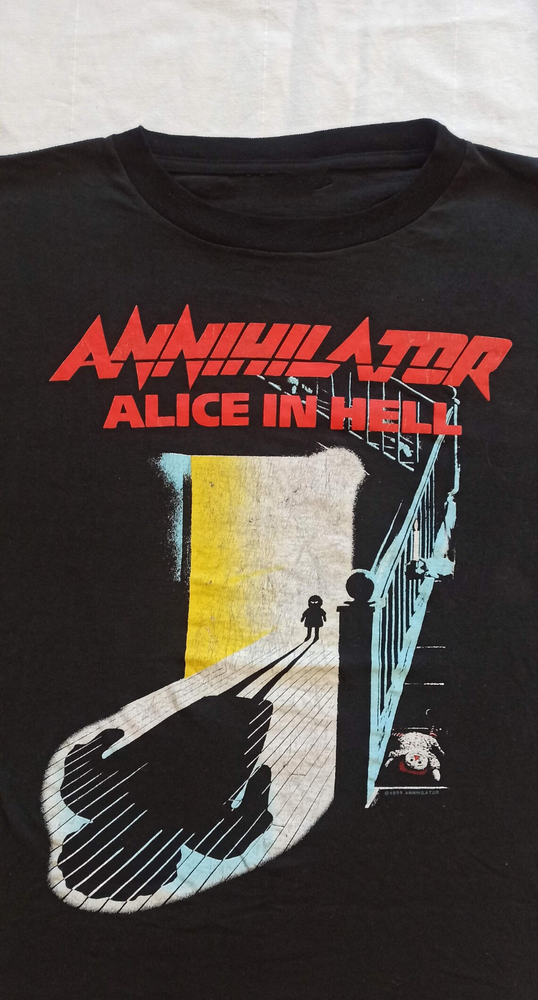 1989 Annihilator Alice In Hell Alice Tour All Size S to 5XL T Shirt
