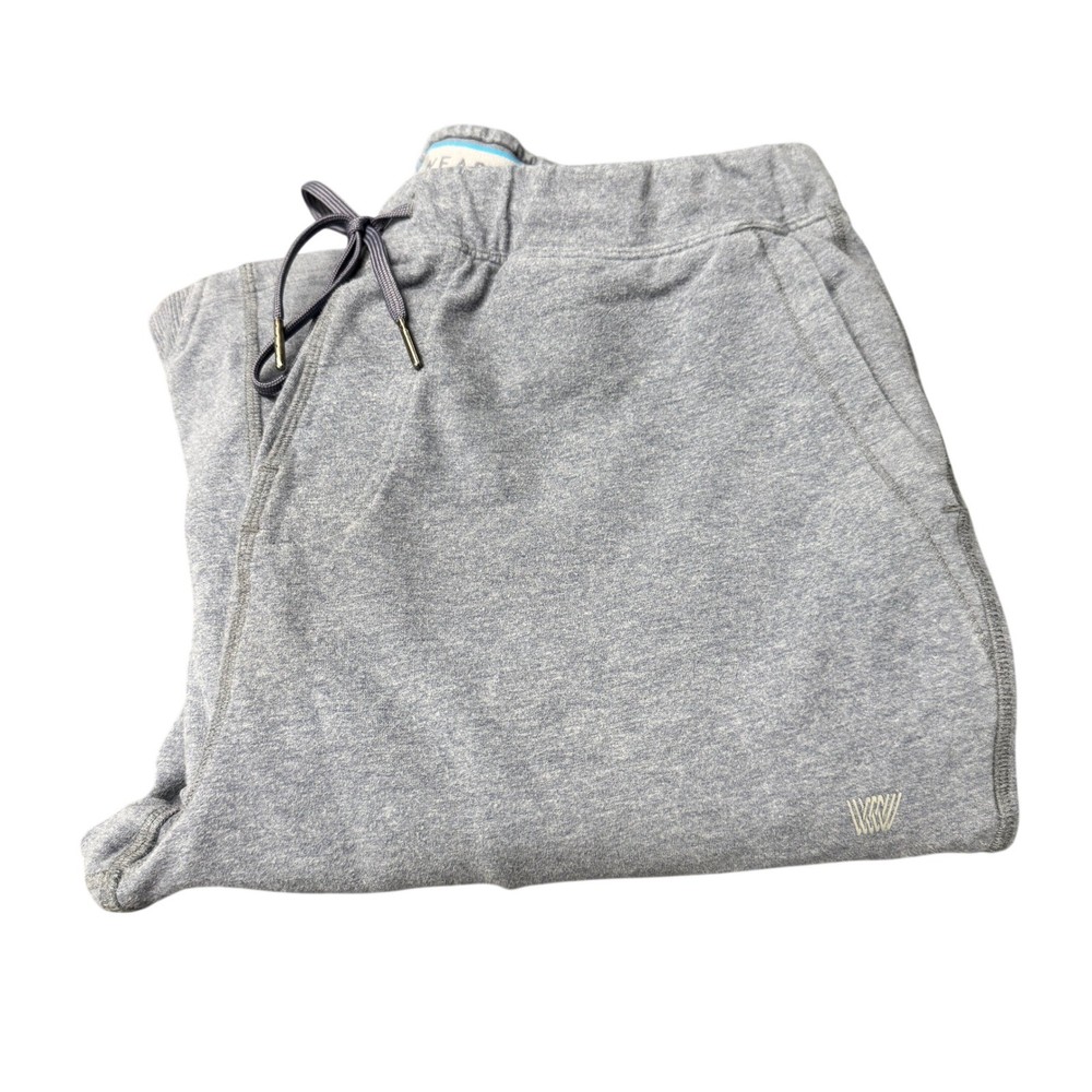Mack Weldon Ace Joggers Mens Large L Sweatpants Blue Coastal Comfy + Pockets