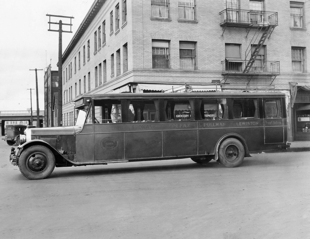 1926 Interstate Coach Company Bus, Spokane, WA Old Photo 8.5