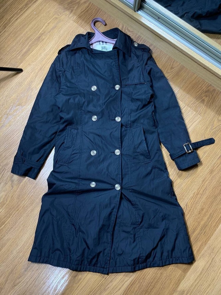 Burberry London Nylon Trench Coat Mens Size M