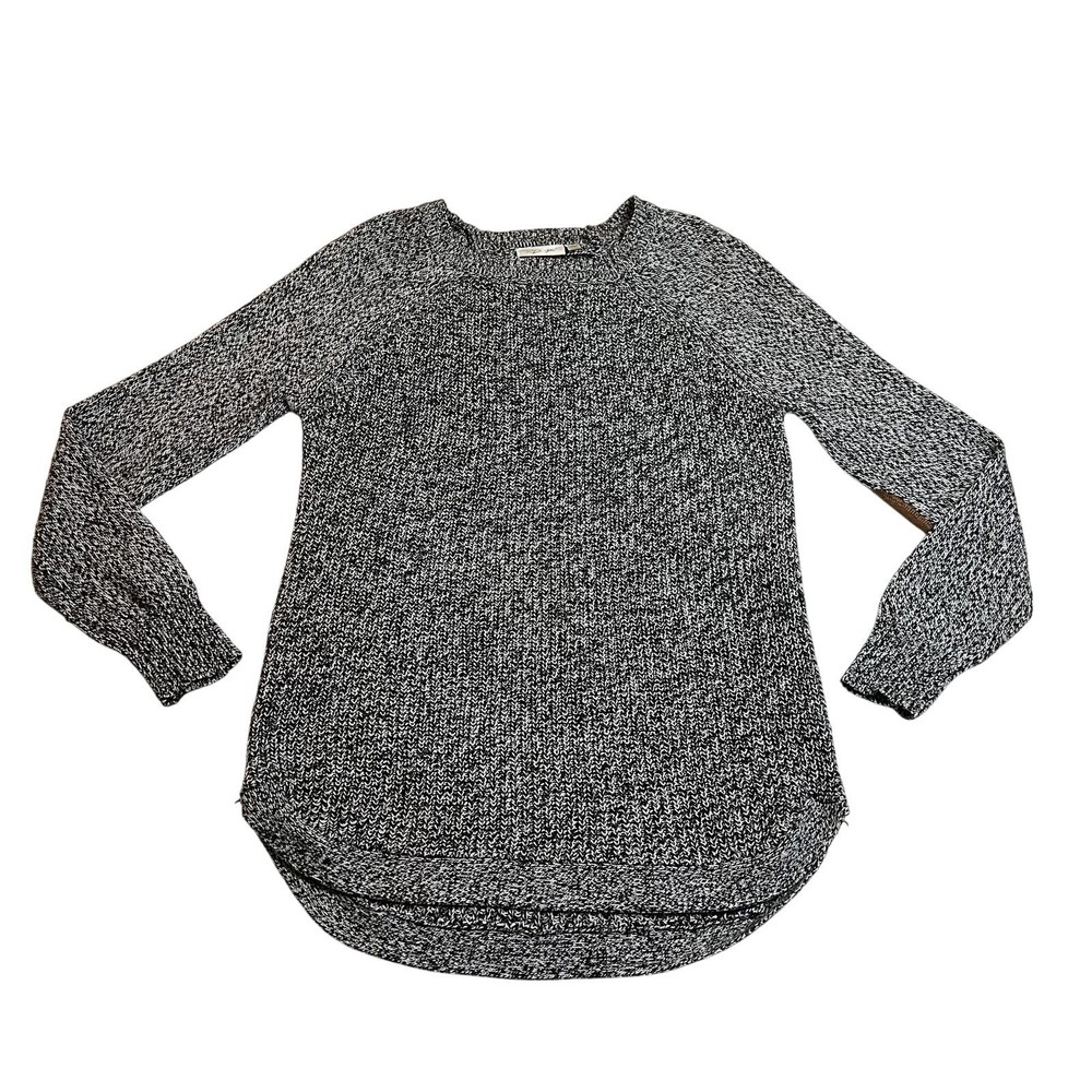 RD Style Crewneck Knit Pullover Tunic Sweater w/ Elbow Patches Size Medium