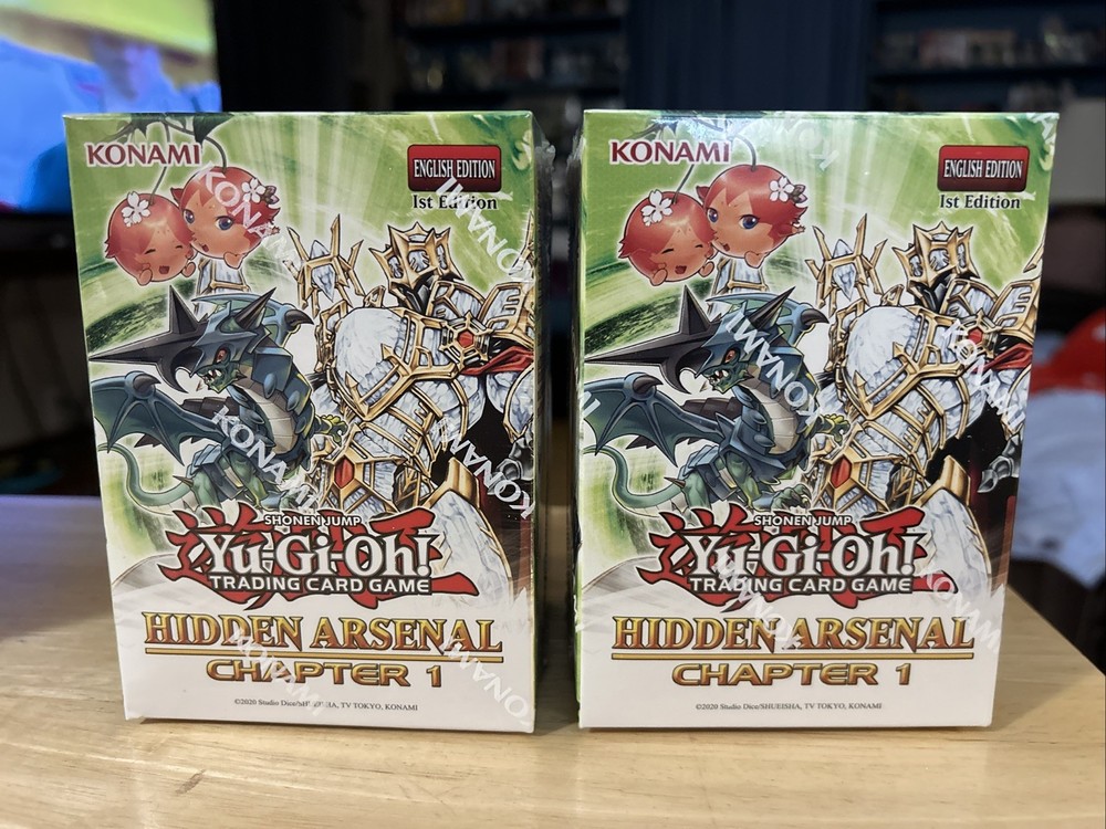 2 Boxes Hidden Arsenal: Chapter 1 Mini-Box 1st Edition Yu-Gi-Oh Sealed   R0001